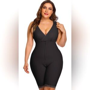 Top Melon Women Full Body Shaper Bodysuit Slimming Waist Tummy Control Corset 3X